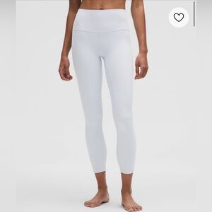 White lululemon align pants with pockets size 4